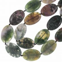 Ocean Jasper Beads (29 - 30 x 19 - 20 x 7.5 - 9 mm) 12 pcs