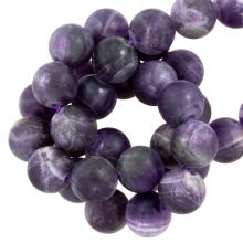 Fluorite Beads Frosted  (8 mm) 48 pcs