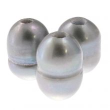 Freshwater Pearls (7 - 9 x 7 mm) Grey (10  pcs)