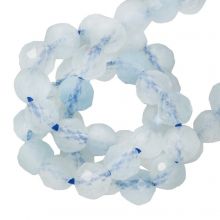 Faceted Aquamarine Beads (3 mm) 135 pcs