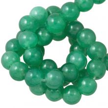 Green Jade Beads (6 mm) 68 pcs