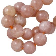 Sunstone Beads (6 mm) 33 pcs