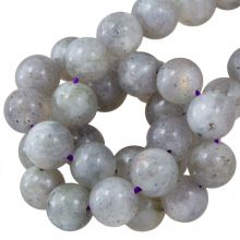Labradorite Beads (8 mm) Grey (47 pcs)