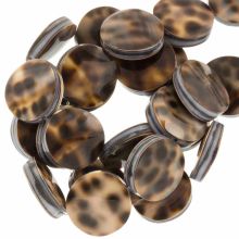 Shell Beads (25 x 10 mm) Tiger Cowrie (16 pcs)