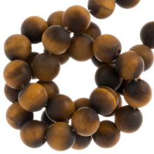 Tiger Eye Beads Frosted (8 mm) 48 pcs