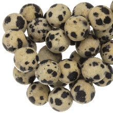Dalmatian Jasper Beads Frosted (4 mm) 88 pcs