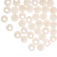Shell Beads (6 mm) White (40 pcs)