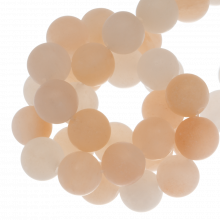Pink Aventurine Beads Frosted (8 mm) 45 pcs