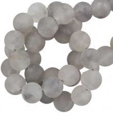 Cloudy Quartz Beads Frosted (6 mm) 60 pcs