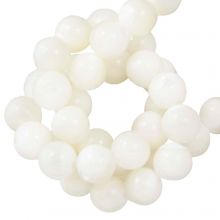 Shell Beads (6 mm) White (70 pcs)