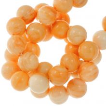 Shell Beads (8 mm) Mandarin (49 pcs)