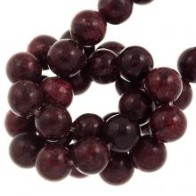 Labradorite Beads (8 mm) Dark Red (46 pcs)