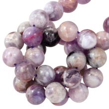 Chevron Amethyst Beads (6 mm) 60 pcs