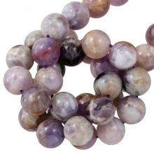 Chevron Amethyst Beads (8 mm) 47 pcs