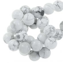 Howlite Beads (4 mm) 84 pcs