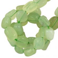 New Jade Serpentine Beads (5 - 8 x 5.5 - 7 x 5 - 8.5 mm) 57 pcs