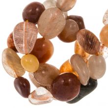 Agate Beads (5 - 8 x 5.5 - 7 x 3.5 - 4 mm) 52 pcs