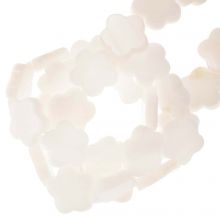 Shell Beads (10.5 x 3 mm) White (39 pcs)