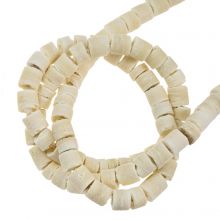 Coconut Beads (4 x 2 - 4 mm) Wheat Beige (200 pcs)