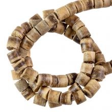 Coconut Beads (4 x 2 - 4 mm) Tuscan Tan (200 pcs)