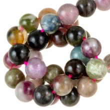 Tourmaline Beads (6 mm) 63 pcs