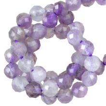 Amethyst Faceted Beads (3 mm) 115 pcs