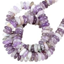 Amethyst Beads (7 x 2.5 mm) 150 pcs