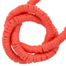 Polymer Clay Beads (4 x 1 mm) Coral (350 pcs)