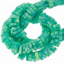 Polymer Clay Beads (4 x 1 mm) Biscay Green (300 pcs)
