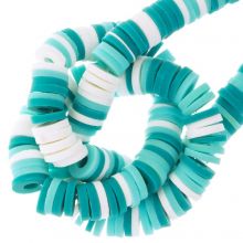 Polymer Clay Beads (6 x 1 mm) Mix Color Sea Wave (300 pcs)