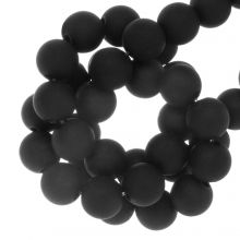 Acrylic Beads Mat (8 mm) Anthracite (180 pcs)