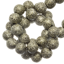 Acrylic Beads Stardust (8 mm) Olive Green (180 pcs)