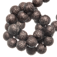 Acrylic Beads Stardust (8 mm) Chestnut (180 pcs)