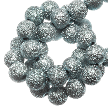 Acrylic Beads Stardust (8 mm) Mist Blue (180 pcs)