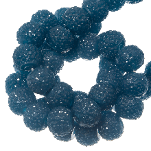 Acrylic Beads Rhinestone (4 mm) Cobalt Blue (45 pcs)
