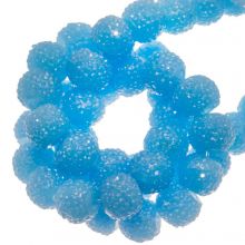 Acrylic Beads Rhinestone (4 mm) Water Blue (45 pcs)