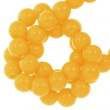 Acrylic Beads (6 mm) Sunrise Yellow (100 pcs)