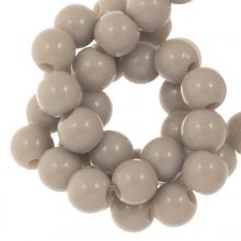 Acrylic Beads (8 mm) Taupe (100 pcs)