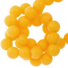 Acrylic Beads Mat (8 mm) Sunrise Yellow (100 pcs)