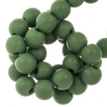 Acrylic Beads Mat (6 mm) Forest Green (100 pcs)