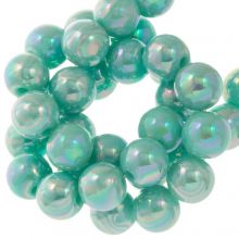 Acrylic Beads (8 mm) Florida Keys AB (100 pcs)