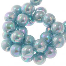 Acrylic Beads (8 mm) Dream Blue AB (100 pcs)
