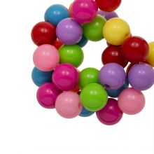 Acrylic Beads (8 mm) Mix Rainbow (100 pcs)