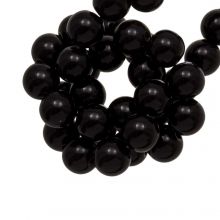 Acrylic Beads (8 mm) Black (100 pcs)