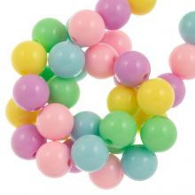 Acrylic Beads (12 mm) Mix Color (50 pcs)