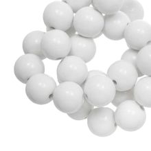 Acrylic Beads (12 mm) Super White (50 pcs)