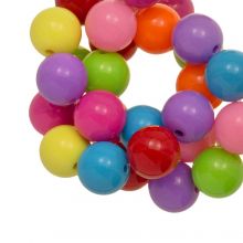 Acrylic Beads (12 mm) Mix Rainbow (50 pcs)