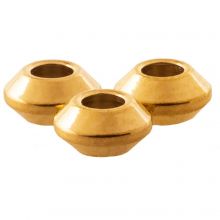 Stainless Steel Beads (4 x 2 mm) Gold (10 pcs)