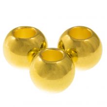 CCB Acrylic Beads (8 x 6 mm) Gold (50 pcs)