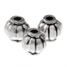 Metal Beads (6 x 6 mm) Antique Silver (25 pcs)